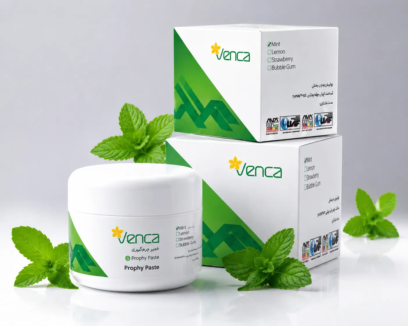 خمیر جرمگیری ونکا Venca Prophy Paste برای پالیش و حذف پلاک دندان